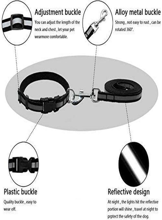 Pups&Pets طقم Pups&Pets مكون من قطعتين من مقود النايلون مع طوق للجراء الصغيرة - عرض 10 مم - Image 4